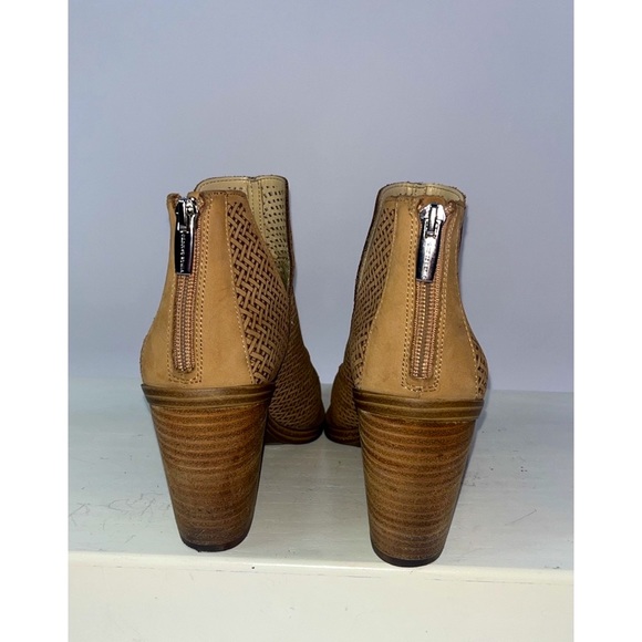 Vince Camuto Gibbela Perforated Leather Western Bootie (Size: 8.5) - Picture 8 of 9